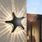 HDC Luxury Black Star Shape Outdoor Wall Light