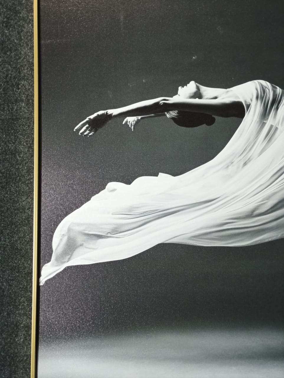 Hdc Graceful Ballet Dancer Canvas Painting Gift Elegant Dance Art for Home and Living Room Decor