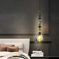 HDC Luxury Amber/Smoke Glass Pendant Light for Living Room & Bedroom