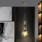 HDC Luxury Amber/Smoke Glass Pendant Light for Living Room & Bedroom