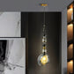 HDC Luxury Amber/Smoke Glass Pendant Light for Living Room & Bedroom