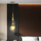 HDC Luxury Amber/Smoke Glass Pendant Light for Living Room & Bedroom