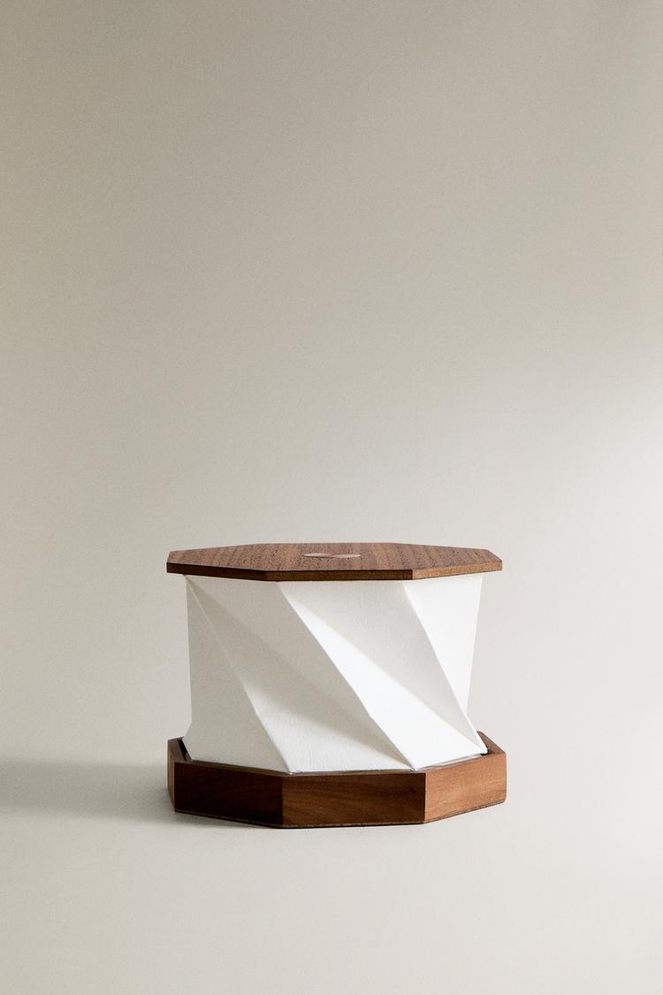 HDC Portable Rotating Paper Lamp, Foldable Night Light for Home Decor, Gift, Party