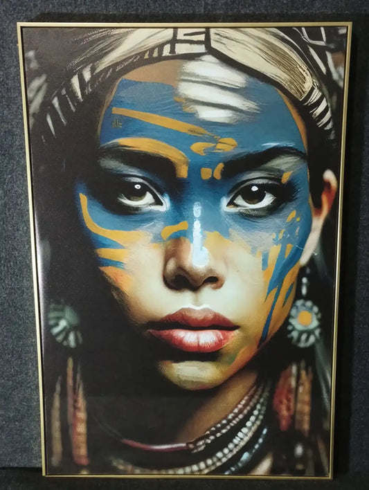 Hdc African Woman Portraits Aesthetic Wall Art Poster for Living Room, Home & Wall Decor