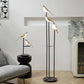 Hdc Magpie 3 Lights Adjustable Creative Living Room Simple Design Bedroom Bedside Floor Lamp