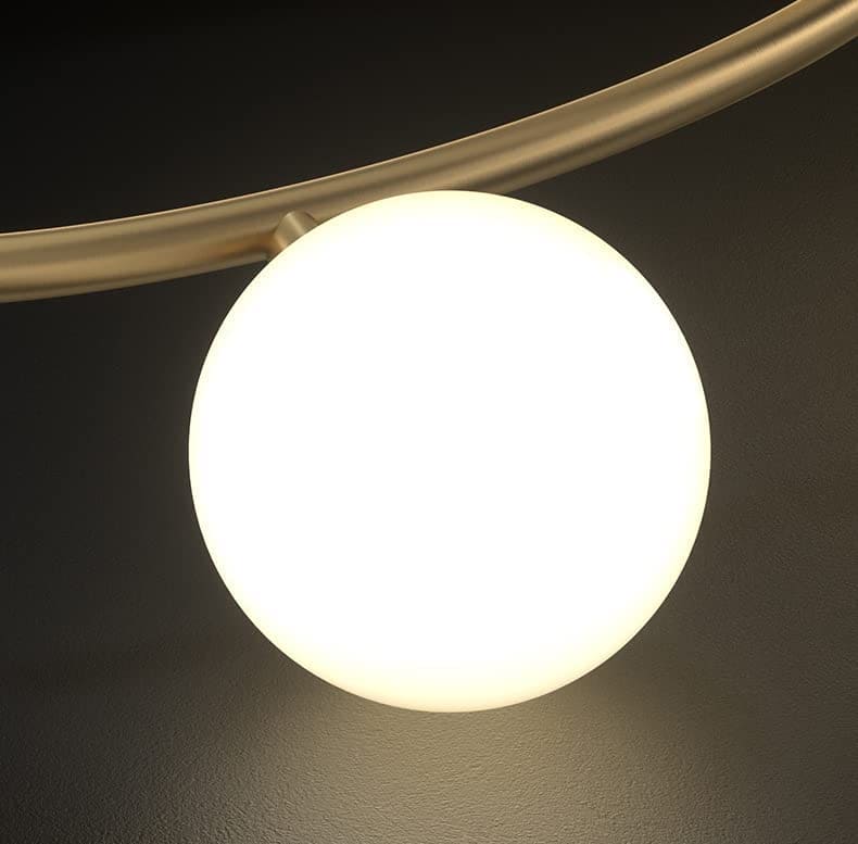 Hdc Golden 3 Cut Globe Design Hanging Pendent Ceiling Light