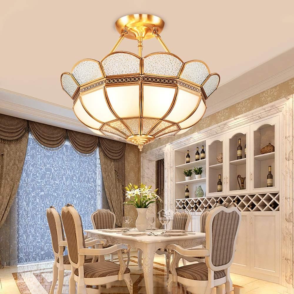 Hdc LED All Copper Study Bedroom Restaurant Ceiling Light Lighting