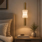 HDC Modern Gold Glass Pendant Light for Bedroom, Living Room