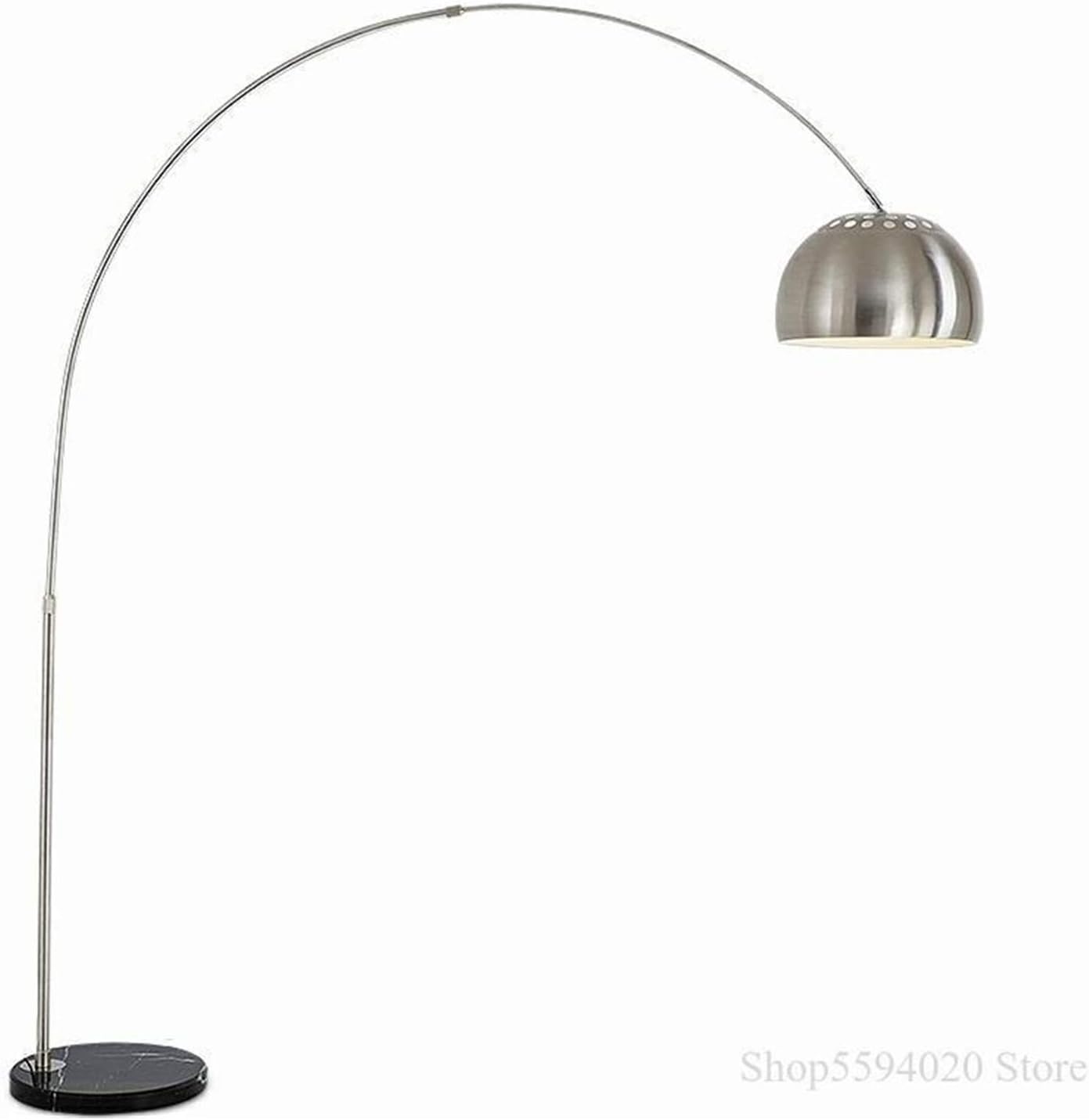 HDC Huge Arc Floor Lamp Living Room Standing Lamp - Silver