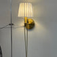 HDC Luxury Modern Brass Wall Light with Fabric Shade
