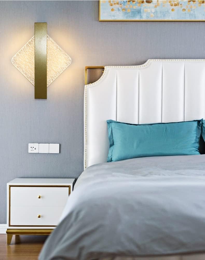 Hdc Modern Acrylic Square LED Wall Light For Living Room