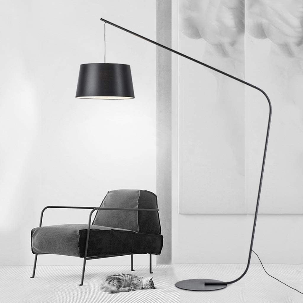 HDC Modern Minimalist Luxury Black Arc Floor Lamp for Living Room & Bedroom