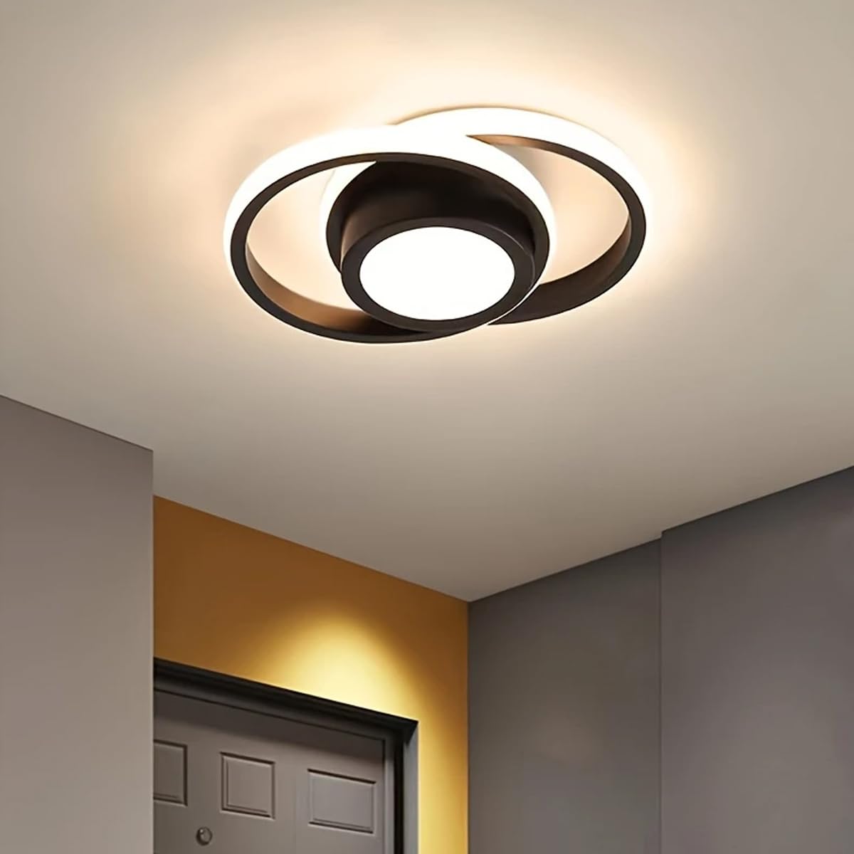 HDC 250mm Premium Modern Ring LED Ceiling Light for Living Room & Bedroom