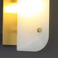Hdc Modern Gold Finish Oval Body Marble Plate LED Wall Light