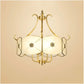 Hdc Minimalist European Creative All Copper Study Bedroom Restaurant Ceiling Light
