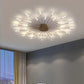 HDC 28 Lights Gold Body Acrylic Led Chandelier Ring For Living Room Lamp - Warm White