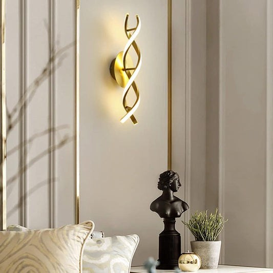 Ojaro 450mm 6w Curve Led Wall Lamp Bedside Light - Tricolor
