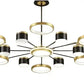 HDC Contemporary Pendant Chandelier LED Ceiling Lighting Fixture for Bedroom, Dining Room, Drawing Room