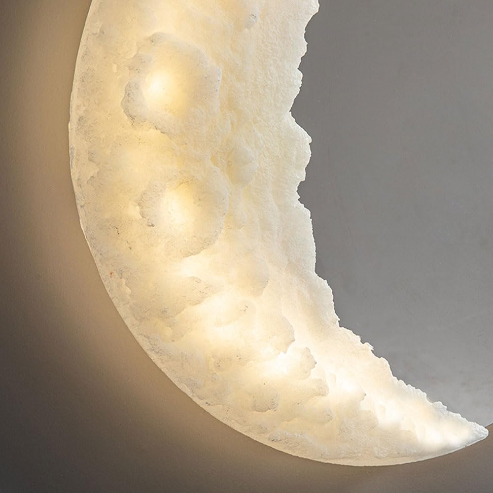 HDC 500mm Luxury Moon Crescent Modern Decorative LED Wall Lamp