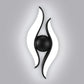HDC Modern Designer Decorative Sconce Black Wave LED Outdoor Light