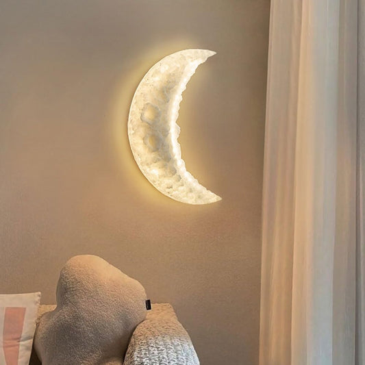 HDC 500mm Luxury Moon Crescent Modern Decorative LED Wall Lamp
