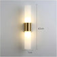 Hdc Indoor LED 14W 3000K  White Rose Gold Metal Decorative Wall Sconce Lamp for Living Room Bedroom