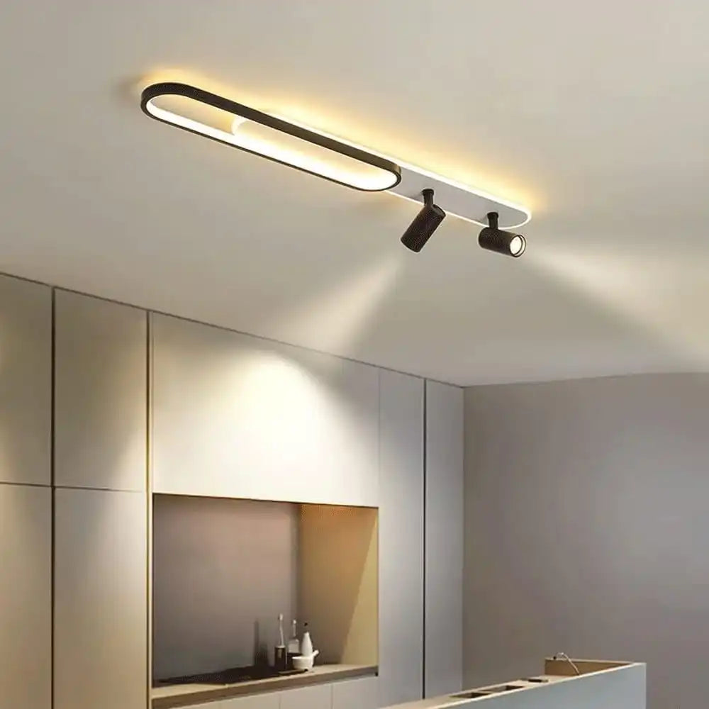 Spot Light Railing Mounted Ceiling Spot Lights LED&GU10 Round Circle Track Light Spot