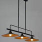 HDC Pendant Light 3 Lights Black Iron Chandelier Creative Design Hanging Lamp Ceiling Lighting Fixture for Living Room Dining Room Kitchen