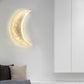 HDC 500mm Luxury Moon Crescent Modern Decorative LED Wall Lamp