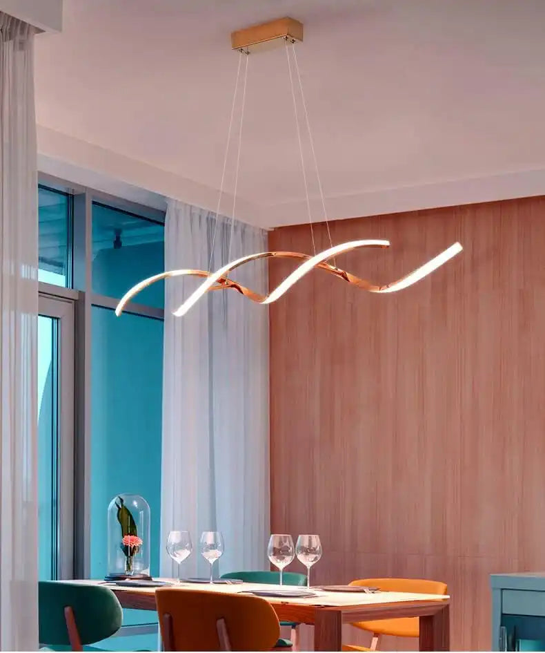 HDC Simple modern LED chandelier living room dining room bedroom