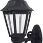 HDC Classic Black Outdoor Wall Lantern Light for Outdoor Areas