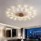 HDC 28 Lights Gold Body Acrylic Led Chandelier Ring For Living Room Lamp - Warm White