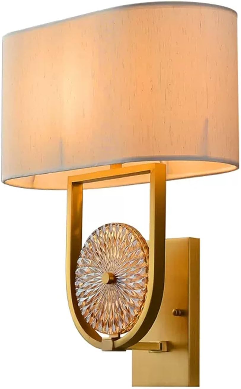 Hdc Minimalist Style Modern Aisle Bedside Wall Lamp With Shade For Living Room