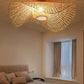 HDC Vintage Bamboo Rattan Chandelier Pendant Light