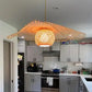 HDC Vintage Bamboo Rattan Chandelier Pendant Light