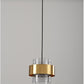 HDC 1 Light Led Amber/Smoke Glass Pendant Ceiling Light - Warm White