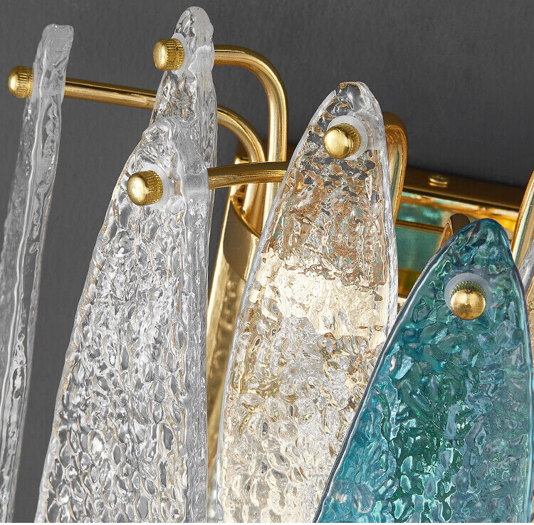 Hdc Modern Colorful Metal Class Wall Light Living Room Bedroom Beside Wall Lamp