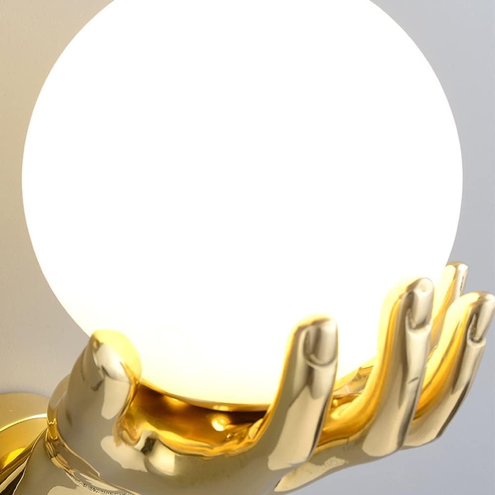 Hdc 1 Light All Copper Retro Style Glass Shade Wall Light
