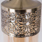 HDC Amber Glass Antique Bronze Hanging Wall Light