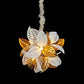 Hdc 12 Lights Leaf Cluster Round Chandelier - Warm White