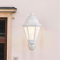 HDC Classic Black Outdoor Wall Lantern Light for Outdoor Areas