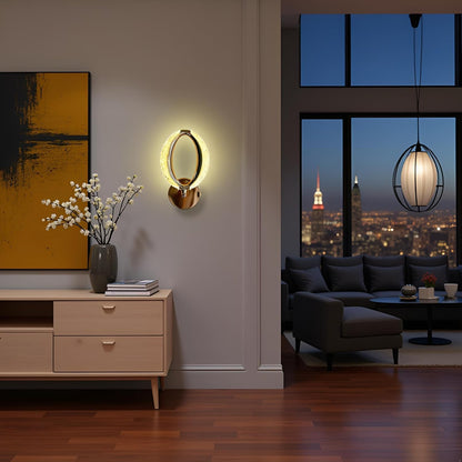 Ojaro Modern LED Acrylic Wall Light for Bedroom, Living Room & Hallway