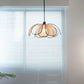 HDC Modern Wooden Petal Pendant Light for Bedroom, Dining & Living Room