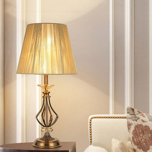 Hdc Contemperary style Table Lamp with fabric shade