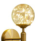 Ojaro Modern Fairy Glass Wall Light for Living Room, Bedroom & Bedside Décor