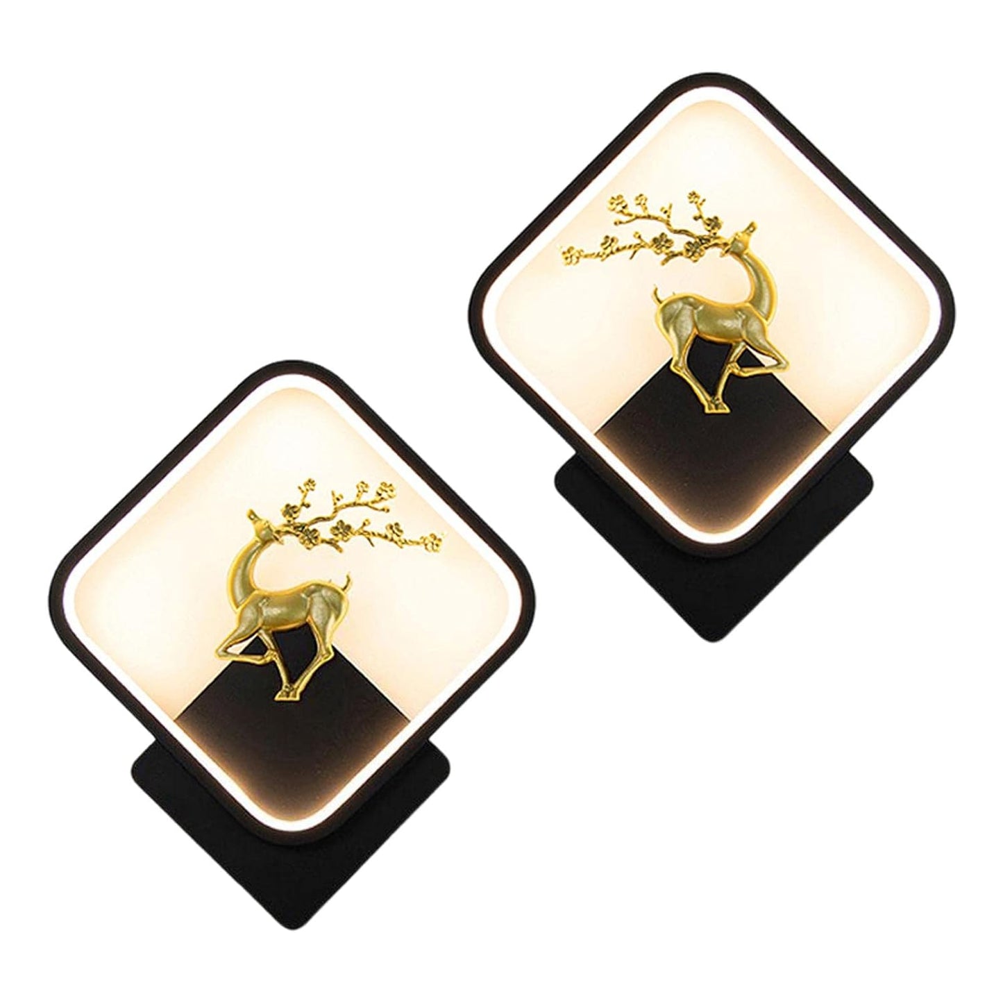 Ojaro Modern Deer LED Wall Light for Bedroom, Living Room & Dining Area