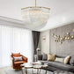 HDC New Modern Glass Chandelier Lighting Luxury Home Decoration LED Lamp