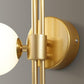 HDC 3 Light Metal Glass Ball Wall Light - Warm White