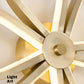 Hdc Modern Led Glossy Gold Body Wall Light - Warm White