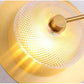 Hdc Modern Creative Double Headed Golden Metal White Green Glass Body Wall Light